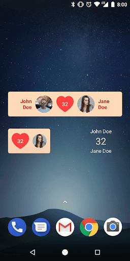 Supports various widget formats